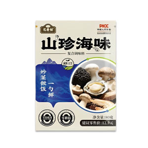 山珍海味调味料 80G调味料包炒菜提鲜 适用于炒菜煲汤炖煮及肉馅调味 Condiments Seasoning Packets Delicacies From Land And Sea