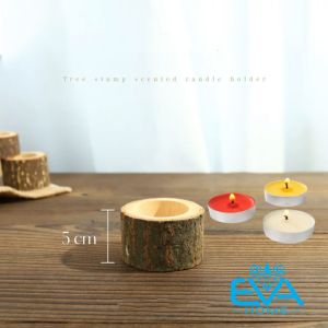 Đế Nến 11Cm Tealight Bằng Gỗ Thiên Nhiên Để Bàn Trang Trí Phòng Khách / Văn Phòng / Tiệc Cưới