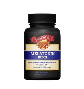 Melatonin 10mg Sleep Aid CapsulesRestful Sleep Relieve Pressure Naturally Fall Asleep Fast Supplements