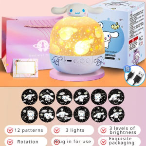 JOYCE Bluetooth Music Projector Night Light Rotate Universe Starry Sky With Remote 3Type For Kids/Gift