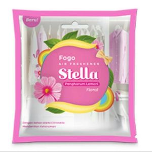 Stella Fogo Pengharum Lemari Baju Sepatu laci wangi segar alami tahan 6minggu/Stella fogo pengharum lemari baju gantung - pengharum ruangan - aroma pengharum ac - stella termurah/STELLA FOGO AIR FRESHENER ( 1PCS ) | Pengahrum Lemari 30g
