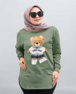 Semitunik Oval Lengan Panjang / Semi Tunik Terbaru / Semitunik Ukuran L XL Dan XXL