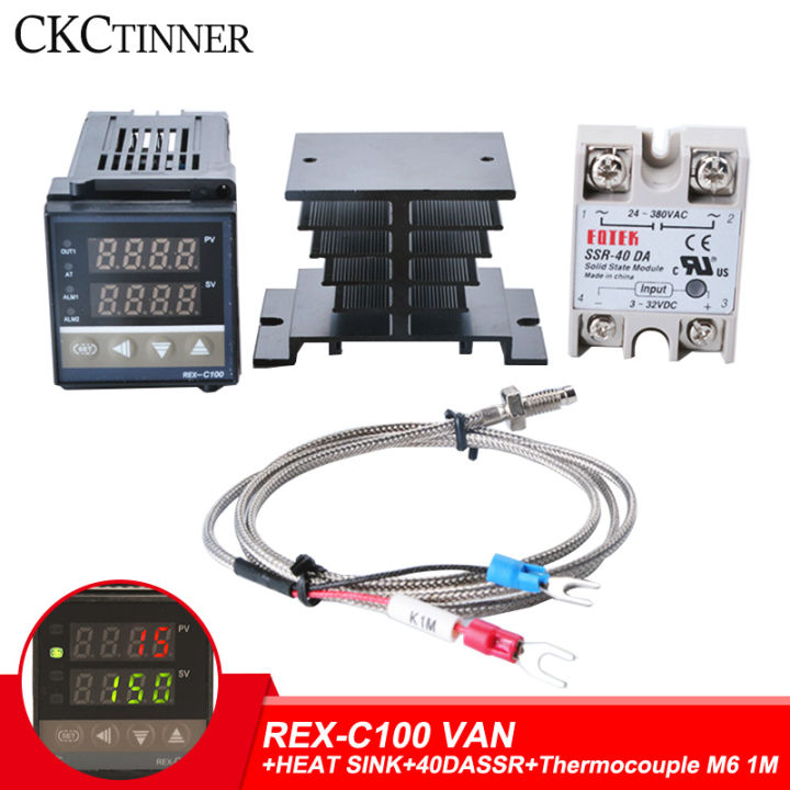 {KING TI} REX C100 Digital RKC PID Thermostat Temperature Controller ...