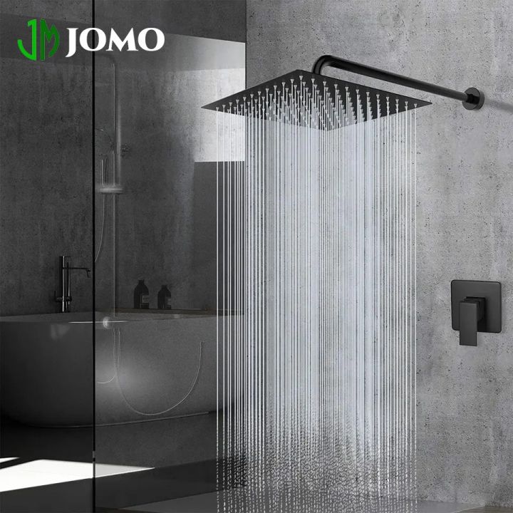 【JOMO】COD 8 10 12 Inch Ultra Thin 304 Stainless Steel Rain Shower Head ...