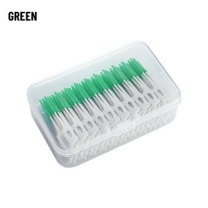 FLORI 160pcs/box Oral Care Gum Massage Toothpick Interdental Brush Dental Floss Toothbrush