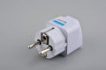 Over Steker Converter Adaptor kepala charger Sambungan Colokan Listrik Gepeng Dan Kaki 3 ke 2 Stecker stop kontak Universal. 