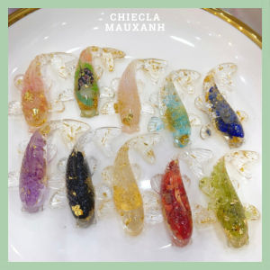 Cá Koi Phong Thủy Đá Tự Nhiên - Đặt Bát Nước Ban Thần Tài Trang Trí Tiểu Cảnh