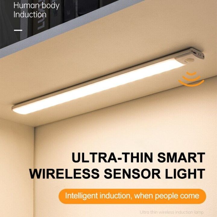 Motion Sensor LED Lights Rechargeable Light Indoor
