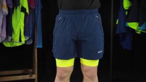 ARSUXEO Men Running Shorts 2 In 1 Gym Clothing Spring Sports Pants Fitness Yoga Exercise Jogging Breathable Bicycle Shorts B1912026