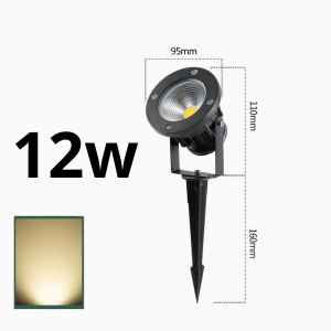 Đèn rọi cây đèn chiếu sáng cây cảnh 12w 220v vỏ thép đèn trang trí sân vườn tiểu cảnh kháng nước ngoài trời