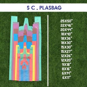 ถุงหูหิ้ว 25x50 บรรจุ 1 กิโลกรัม ถูกถุงไซส์ใหญ่ ถูกถุงหิ้ว ถูกถูกถูกถุงใบใหญ่ ถูกถูกสีเขียว เป็นเกรด B