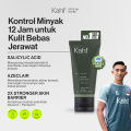 Kahf Face Wash Oil and Acne Care 50 ml - Sabun Cuci Muka Pria untuk Membantu Lawan Jerawat dan Kontrol Minyak - Suitable for Daily Use. 