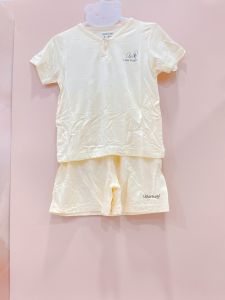 UALA ROGO - Bộ cộc tay bổ trụ modal lá size (9-12m) (6-9m)