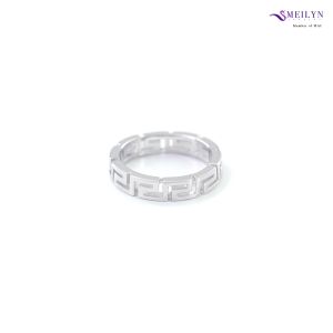 MEILYN Cincin Fashion Lapis Perak Wanita Motif Labirin Jewelry Elegan 0222230626