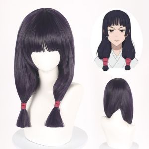 Iroi Utahime Cosplay Costume Anime Jujutsu Kaisen Utahime Iroi Kimono Uniform Wig Full Suit Halloween Costume for Women