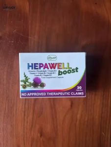 LYFNJOY Hepawell Boost Silymarin + Phospholipids + Vitamin E + B Vitamins Capsule Health Supplements for Liver & Energy Support
