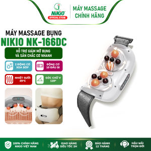 Máy Massage Bụng Giãm Mỡ Nikio NK-169AC / NK-169DC - Công Nghệ Mát Xa Rung Lắc Kết Hợp Hồng Ngoại Đánh Tan Mỡ Bụng Làm Thon Eo Đẹp Dáng