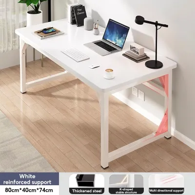 XUXU Computer Table Modern Study Office Desk Waterproof Moisture-proof Writing Desk Student Home Table Upgrade The Integrated Framework Stable Meja