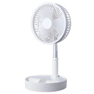 Retractable Height 39" 7200 mAh Desktop Foldable Fan Dormitory USB Charging Portable Floor Circulation Rechargeable Box Stand Fan