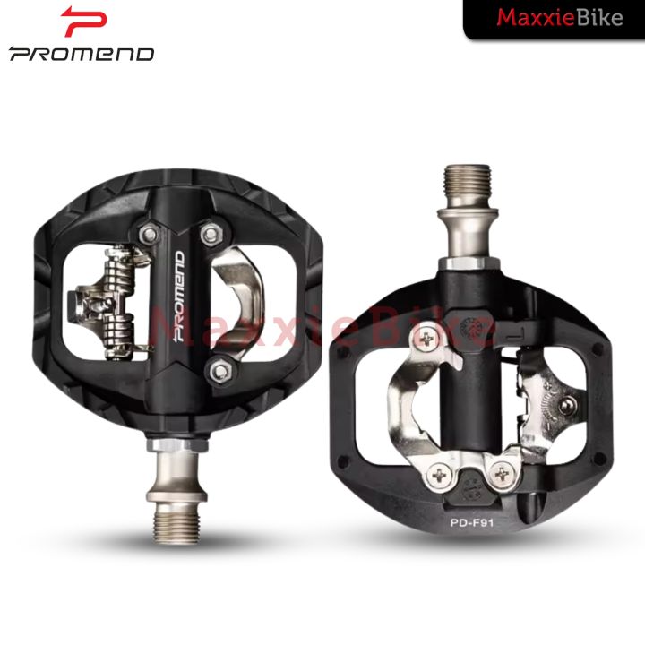 PROMEND PD F91 Pedal Sepeda Cleat MTB Bike Self Locking SPD-SL