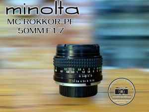MINOLTA MC ROKKOR-PF 50MM.F1.7 MD MOUNT