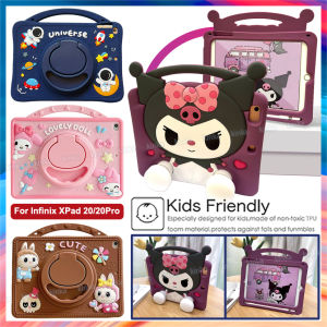 For Infinix XPad 20 Pro 12-inch 2025 Casing Kids Friendly Cartoon Soft Silicone Tablet Case with Stand Cover for Infinix Xpad 20 11-inch 2025 Case