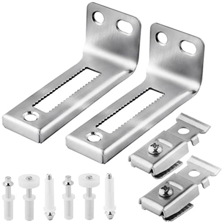 2 Packs of Bi Fold Door Hardware Set Contains Top and Bottom Pivots ...