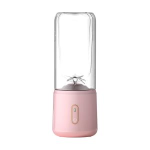 Portable 500ml Juicer Cup 3 Blades fruit juice blender Rechargeable Waterproof Electric Hand Juice Bottle Mixer Mini Home Food Preparation mini mesin buah 迷你榨汁机