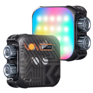 K&F CONCEPT RGB LED Video Light Live Broadcast Lighting Video Light Mini Adjustable Portable Light 2000mAh