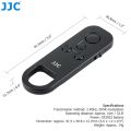 JJC BTR-C1 Bluetooth Wireless Remote Control Camera Shutter Switch BR-E1 for Canon PowerShot V10 EOS R100 R50 R8 R10 R7 R5C R3 R R5 R6 RP M50, M50 Mark II, 6D Mark II, M6 Mark II, M200, 90D 77D 200D II, 200D, Rebel T7i, T8i, 90D, EOS M6 Mark II, Camera. 