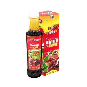 Mecca - Sari Kurma Madu Angkak Trombofit Plus Propolis Jambu Biji Daun Ubi Jalar 460 Gram
