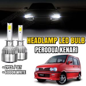Perodua Kenari LED Headlamp Light Bulb HID 6000K White Hi/Lo Beam Spotlight Car Besar Lampu Depan Kereta COB H4