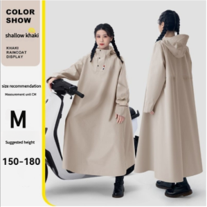 Waterproof Poncho Raincoat For Motorcycle Rider 360° Full Protection Rain Coat For Men Raincoats For Adult Makapal Heavy Duty Kapote Original Rubberized Motorcycle Raincoat Double-Layer Waterproof Sleeves Large Pocket Rainstorm Prevention Extend