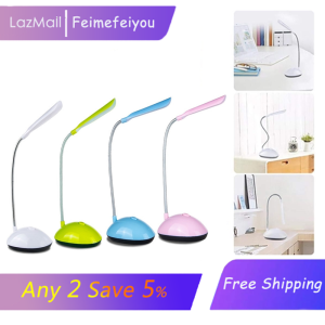 Lampu meja belajar reading light study lamp desk lamp table lamp for study warna Boleh dilipat sewenang-wenangnya 3AAA battery/AG3 Batteri operated