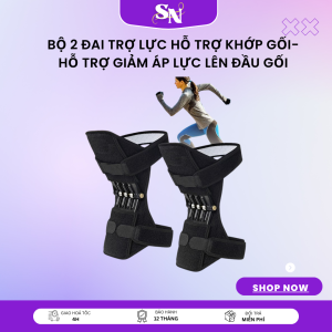 Bộ 2 Đai Trợ Lực Khớp Gối Hỗ Trợ Đầu Gối Giảm Đau Lót Thoáng Khí PowerKnee Bộ 2 khung trợ lực khớp đầu gối lò xo đàn hồi Bộ 2 Khung Trợ Lực Đầu Gối Giúp Bảo Vệ Và Kéo Dãn Khớp Bảo Vệ Đầu Gối Đai Trợ Lực Đầu Gối Chính Hãng Suno Top