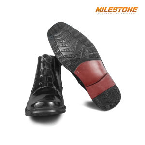 MILESTONE Sepatu Pantofel Pria Pdh 03 Sintetis - Hitam / Sepatu Pria Murah / Sepatu Pria Slip On / Sepatu Pria Formal / Sepatu Pdh Tni / Sepatu Pdh Polri / Sepatu Pdh Pria / Sepatu Pdh Kilap / Sepatu Pdh Polisi / Sepatu Pantofel Pdh