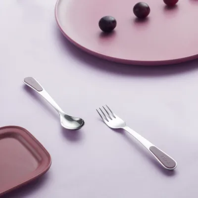 [VIIDA] CULI Stainless Steel Travel Spoon & TOLI Fork Set of 2 (6 Colour)