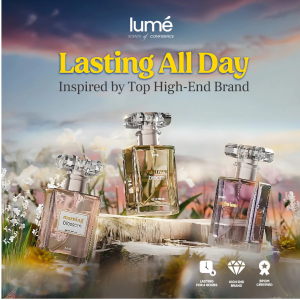 LUME Perfume Scents of Confidence 1 Box 3 Set Eau de Parfum Dengan 3 Wangi Berbeda