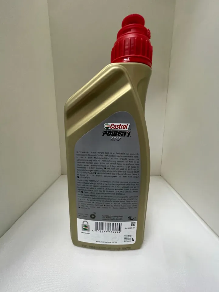 Castrol Power 1 A747 1L, 2 stroke, motorbike | Lazada Singapore