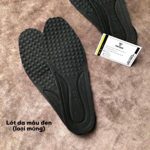TEFOSS- Lót da thật (DA HEO)thuộc thảo mộc ĐỆM XỐP êm khử mùităng size giàyhút mồ hôi dày 2mm
