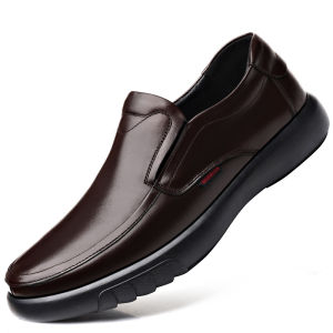 ALVIN Mens Slip-on Cowhide Shoes Casual Shoes Breathable Shoes