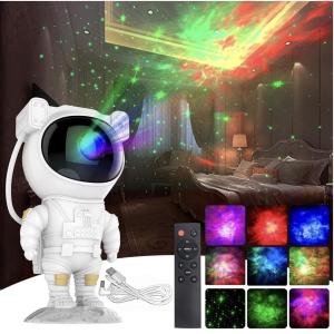 Galaxy Star Projector - Astronot Projector - Astronot Proyektor Sky Light - Astronaut Proyektor - Lampu Aesthetic - Lampu Tidur Aesthetic