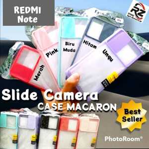 CASE SLIDE CAMERA MACARON WINDOW SLIDING REDMI NOTE 8 9 10 PRO HARD CASE