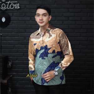 KEMEJA BATIK PRIA MOTIF SULTAN TERMURAH BAYAR DITEMPAT KATUN HALUS