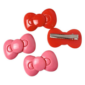 YAFEN Kawaii Bow Hairpin Hair Accessories Cute Girl Heart Side Clip Bangs Temperament Jewelry