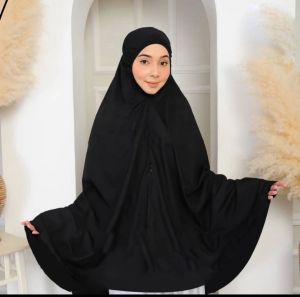 Mini Telekung Cotton Poket Zip Umrah Haji Dewasa by Zweedy Mart