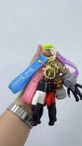 Skibidi Toilet 3D Figure Keychain  Cute Funny Character Bag Charm Wrist Strap Key Ring Backpack Accessories Gift