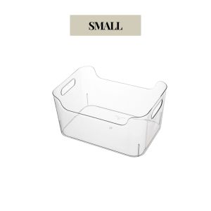 Storage Box Organizer Multifunctional Transparent Clothes Storage Basket Desktop Cosmetic Plastic Box
