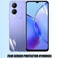 VIVO V50 5G V50 LITE V50 LITE 5G V40 5G V40 LITE V40 LITE 5G V40 PRO 5G V30E V30 5G V30 PRO 5G Y03 Y100 4G Y100 5G HYDROGEL FULLSET DEPAN BELAKANG ANTI GORES JELLY - Clear, FRONT AND BACK SCREEN PROTECT LAYAR BELAKANG. 
