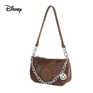 กระเป๋าแฟชั่นดิสนีย์กระเป๋าสะพายสำหรับผู้หญิงกระเป๋าแบบหนีบแขนแฟนซีโซ่ของผู้หญิงกระเป๋าหรูหรากระเป๋าขนาดเล็กแบบสะพายไหล่ขนาดเล็ก